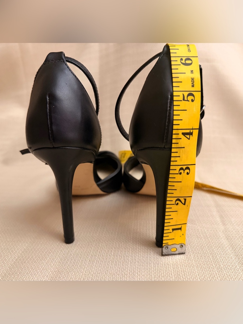 Nine West Black D'Orsay High Heel Pump with Knotted Front - Picture 6 of 10